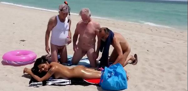  Old man playing with pussy Staycation with a Latin Hottie